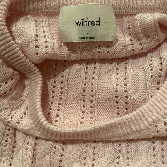 NWOT gorgeous pointelle Aritzia summer sweater - Picture 2 of 6